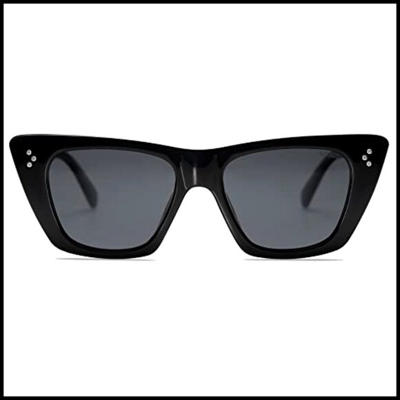 Retro Cat Eye Polarized Sunglasses UV400 Protection Large Fit main image 4